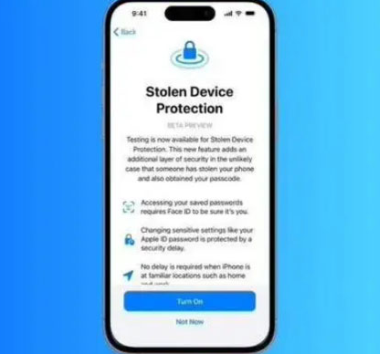 大观苹果授权维修店分享被盗设备保护功能开启方法 