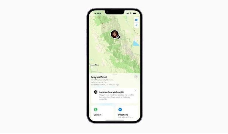 大观苹果14维修分享iPhone14系列中 FindMy功能通过卫星分享位置方法教程 