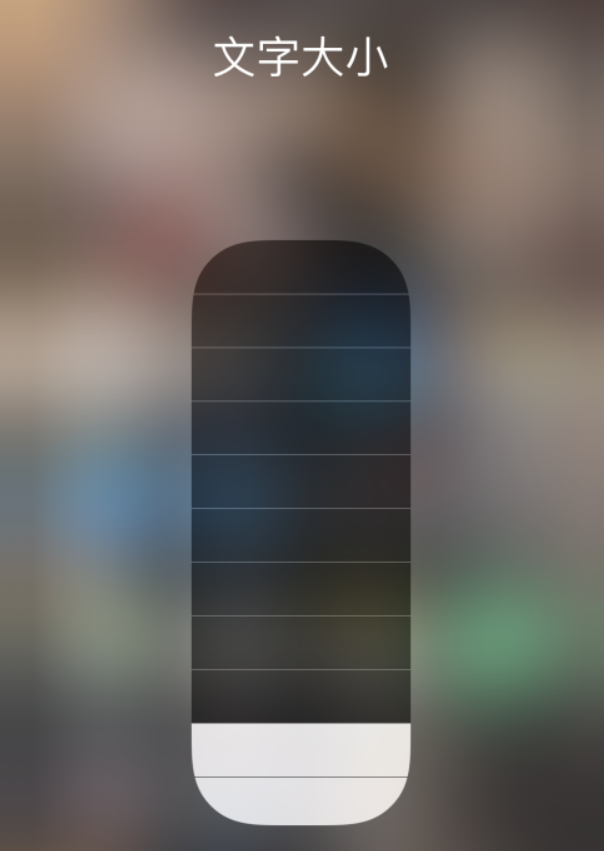 大观苹果手机维修分享小技巧：在 iPhone 控制中心快速调节字体大小 