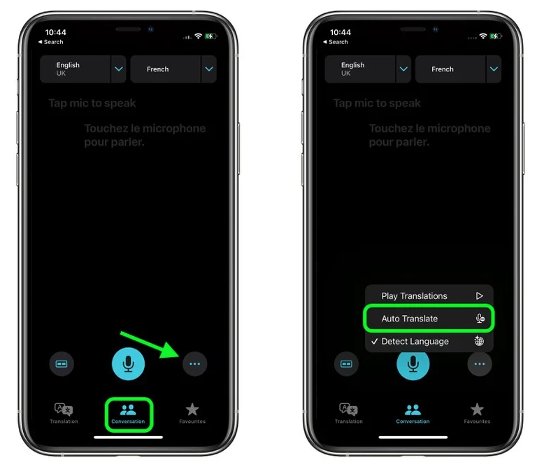 大观苹果手机维修分享iOS 15 “翻译” App 新改进 