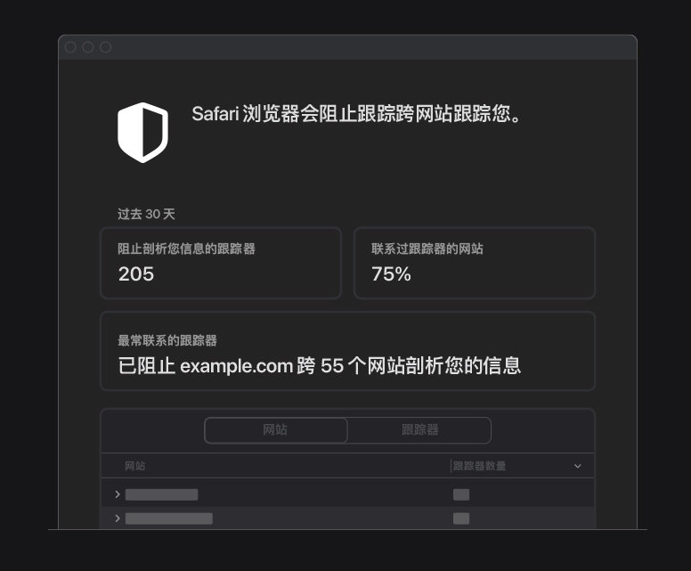 大观苹果手机维修分享如何在 Safari 浏览器中查看和打开隐私报告 